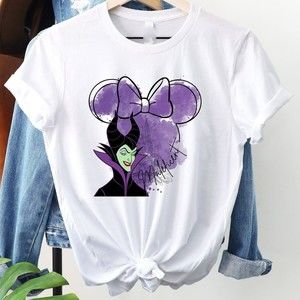 Disney Maleficent Castle Shirt Maleficent Shirt Minnie Mouse Ears Tee